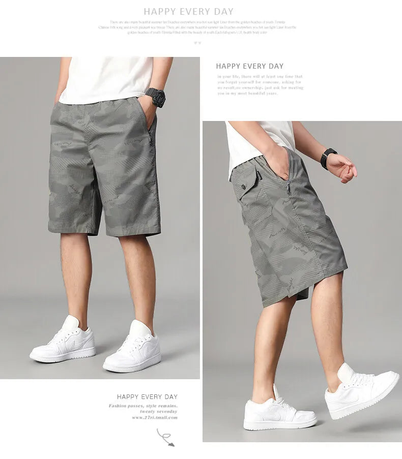 Mens Light Weight Sweat Shorts Oversized Casual Cotton Cargo Shorts Elastic Waist Drawstring Lounge Athletic Short with Pockets