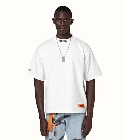 Black White Classic Letters Embroidery T-Shirt Men Women Simple Oversized Best Quality T Shirt Tops Casual Fashion Tees