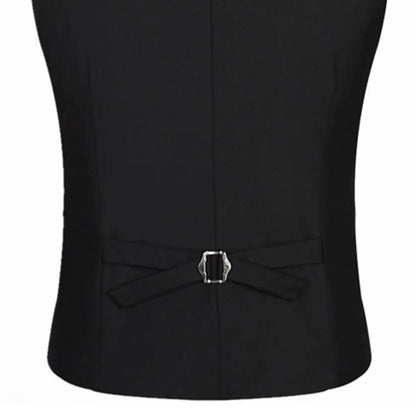 2025 Men Vest Single-breasted V Neck Formal Waistcoat Suit Vest Men Wedding Summer Beach One Piece Waistcoat V Neck Fashion Cost