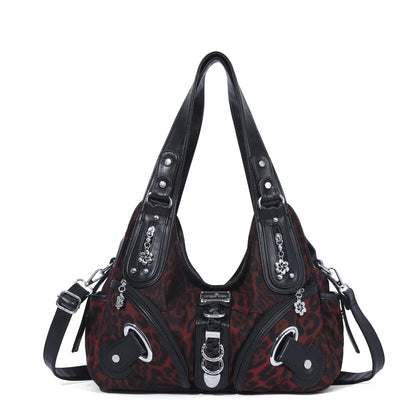 Vintage Women Handbags Fashion Shoulder Bag Large Tote Top-handle Shopping Pack Multifunctional Satchel Lady Hobos Purse