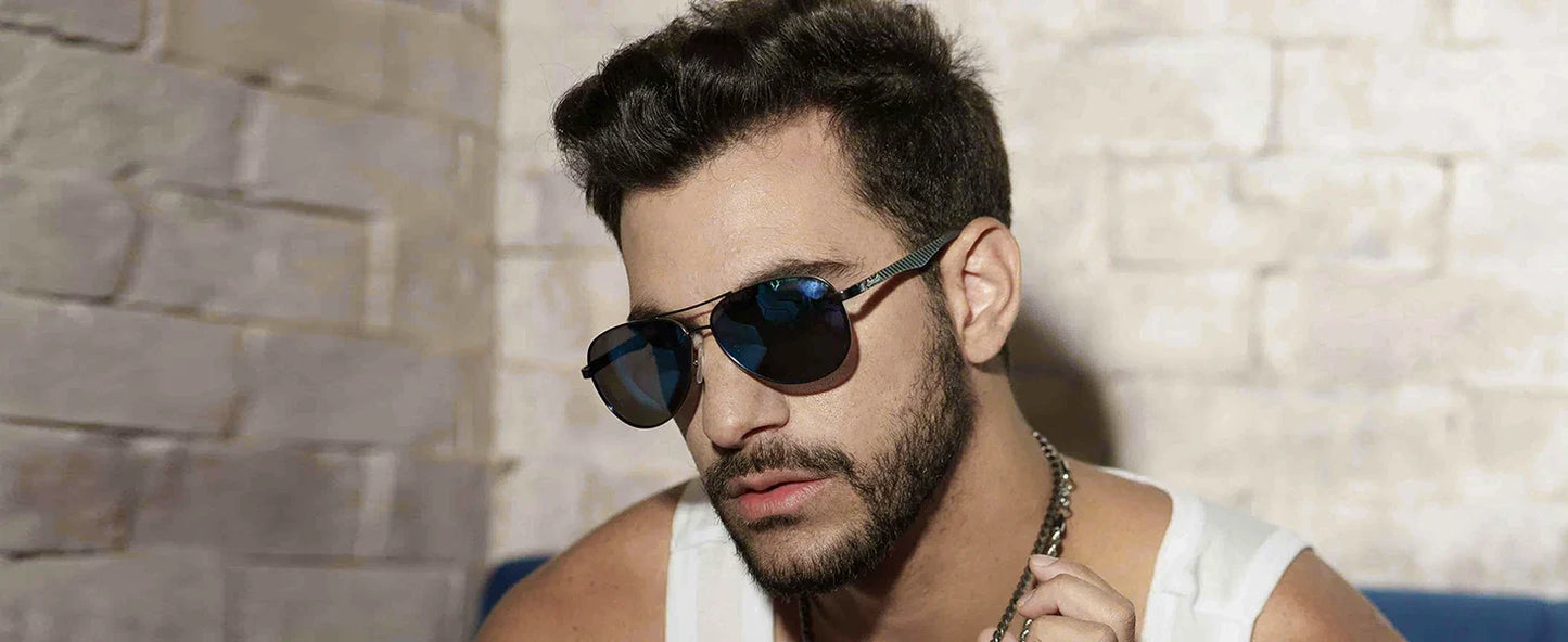 Aluminum Vintage Uv400 Pilot Polarized Sunglasses Shade for Men Driving Fishing Sun Glasses