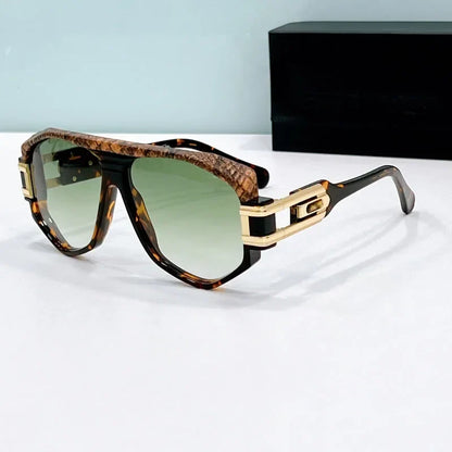 163 luxury designer men's sunglasses  women high quality acetate alloy irregular square frame Prescription eyeglasses fashion