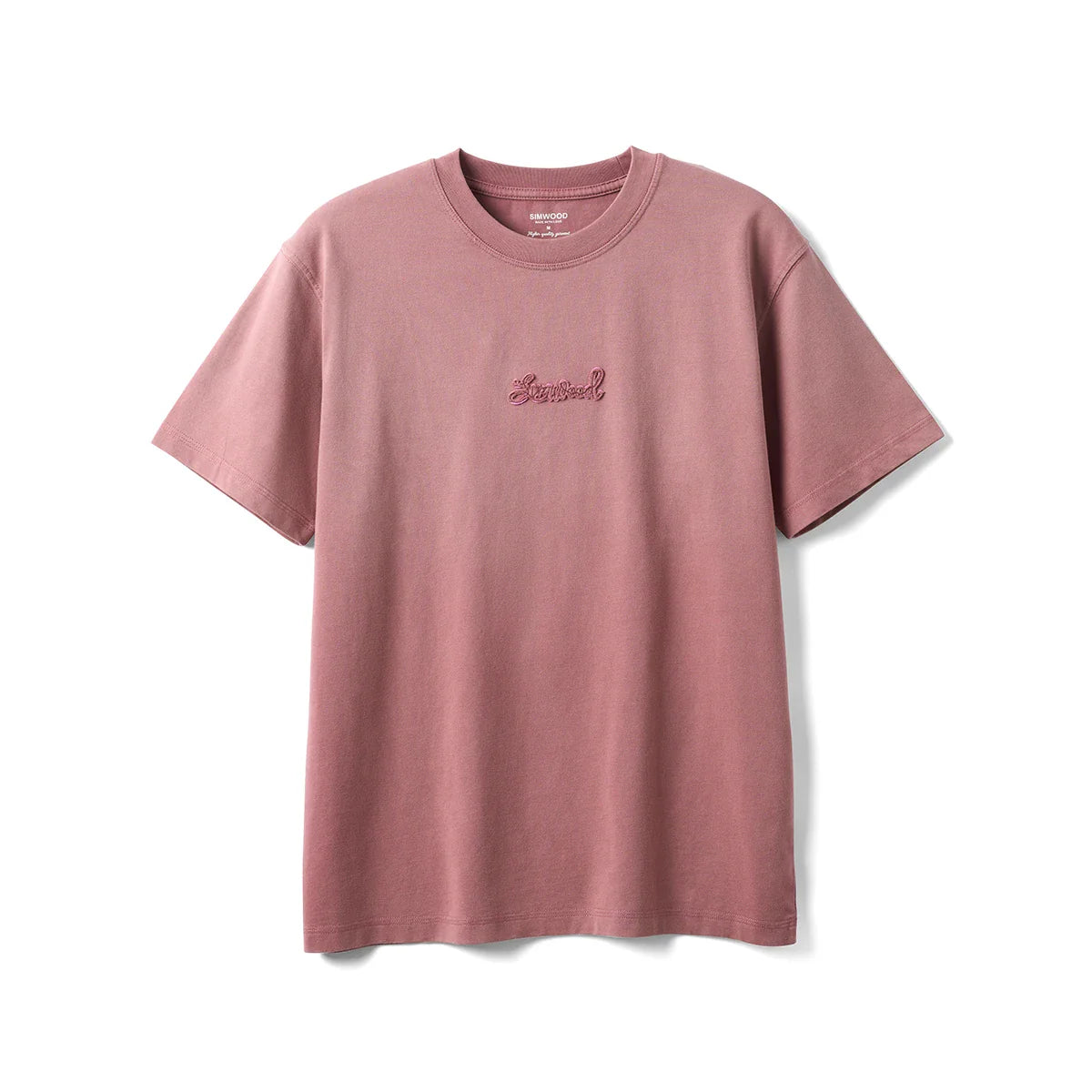 2026 Summer New 260gsm 100% Cotton Fabric Snow Washed Vintage T-shirts Men Letter Embroidery Plus Size Tops