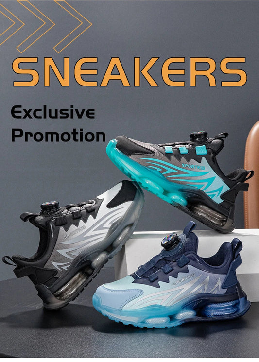 Four Season Children Casual Shoes For Boys School Walking Outdoort Sport Basketball Sneakers Non-slip Size 29-39