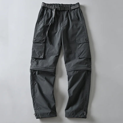 New Hiking Pants Outdoor Casual Cargo Pants Men Spring Summer Trousers/Shorts Outdoor Sport Trekking Camping Fishing Pants M-4XL