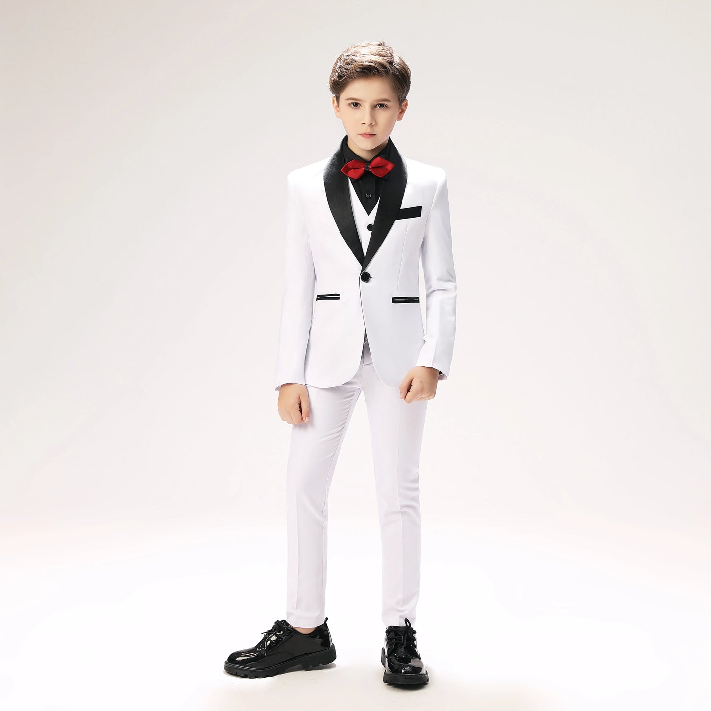 Back-to-school Boys Suit 3 Piece Jacket Vest Trousers Pants Children's Tuxedo Wedding Suit Classic Formal Dress Slim Teen Suit