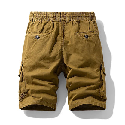 Summer Men Cargo Cotton Shorts Mens Beach Multi Pocket Shorts Pants Man Spring Casual Fashion Joggers Shorts Male Dropshipping