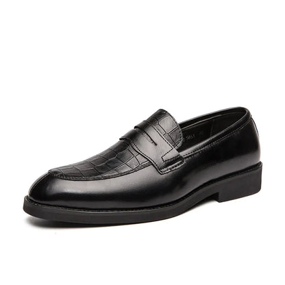 Men Casual Shoes Autumn Leather Loafers Office Dress Shoes For Men Driving Moccasins Comfortable Slip on Party Fashion Shoes Man