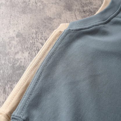 Men's Oversized T-Shirt 9.9oz 280 Grams Heavy High Quality Short Sleeve Cotton Tee Solid Color Unisex Streetwear