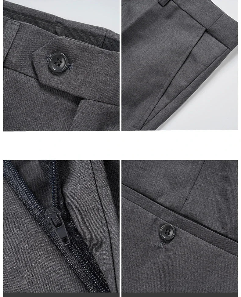 Red Men's Suit 3 Piece, Wedding Party Dress Jacket with Pants Vest, Blue, Green, Gray, Black Available, Asian Size M-5XL 6XL