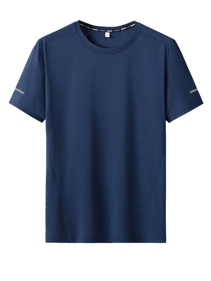 6XL 8XL Large Plus Size Men T Shirts Quick Dry Short Sleeve T Shirt Gym Jerseys Fitness Trainer Running T-Shirt Sportswear