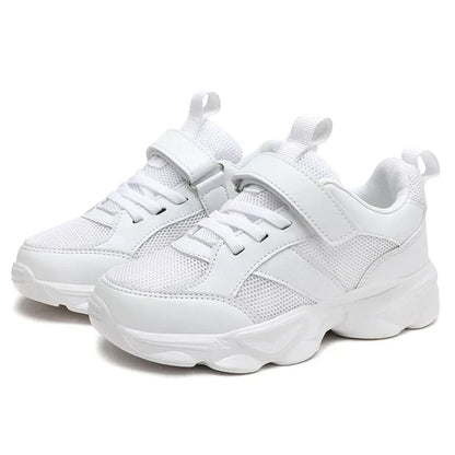 Children's Fashion Sports Shoes Breathable Student Black School Walking Shoes Anti-skid Boys& Girls Casual Running Sneaker
