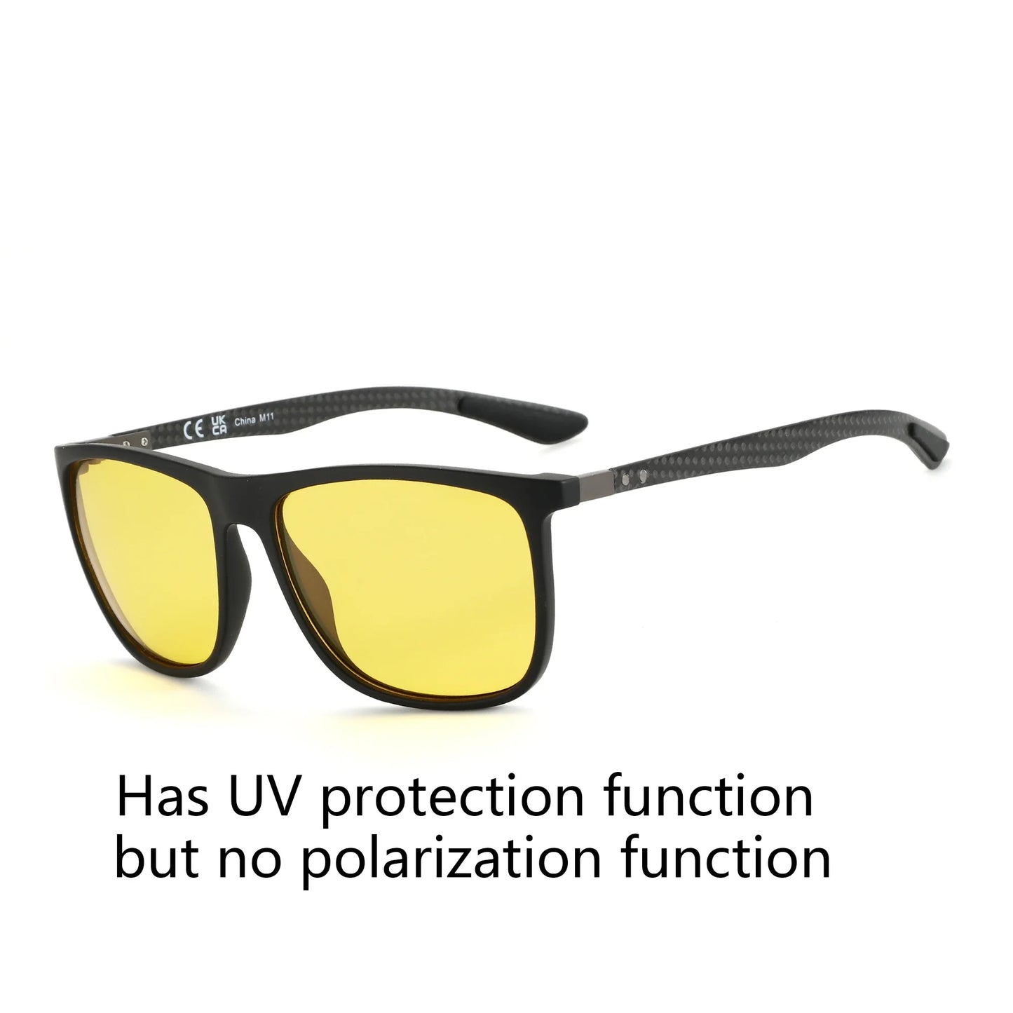 New Square Polarized Sunglasses for Men Ultralight Carbon Fiber Sun Glasses Driving Fishing Golf Sport UV400 Protection