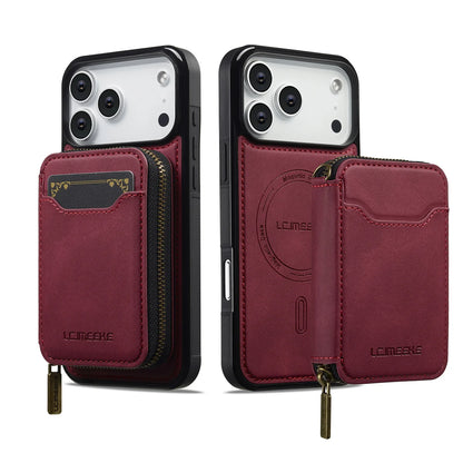 Detachable Magnetic Wallet Leather Phone Case for IPhone 17 Pro Max Air 16 Plus 15 14 13 12 11 Pro 16E Anti-Theft Brush Cover