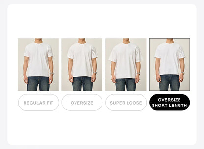 2026 Summer New 【Oversize Short Length】 Cooling T-Shirt 230gsm Crew Neck Moisture-wicking Breathable Tops Men