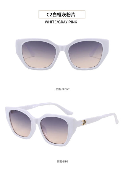 Women's Cat Eye Sunglasses for Women UV400 Gradient Lenses Casual Streetwear Shades Ladies Sun Glasses Lentes De Sol Mujer