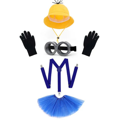 Halloween Minion Boys Girls COS Anime Performance Costumes Festival Fashion Shows Cosplay Complete Summer Beach Party Disguise
