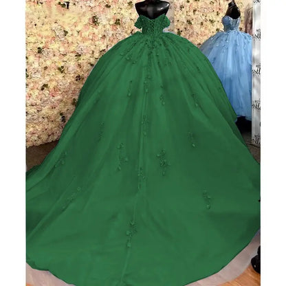 Shinny Party Dress 15 Quinceanera Dresses Ball Gown Luxury 15 Year Old Dress Formal Dress For 15 Years Party Customized