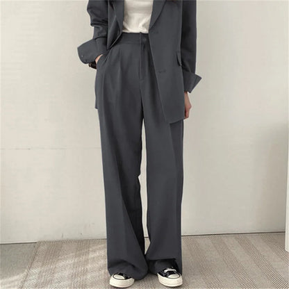Ladies' Lazy Style Hot Sale Of The Season Early Autumn Korean Version Design Large Slit Small Size Suit Jacket Casual Elegant...