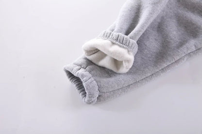 New Autumn Winter Fashion Baby Girls Clothes Children Boys Thicken Hoodies Pants 2Pcs/Set Toddler Sports Costume Kids Tracksuits