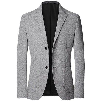 2025 Spring and Autumn New Six Color Checkered Non-iron  Suit Jackets for Men, Royal Blue Casual Blazer Masculino /blazer Hombre