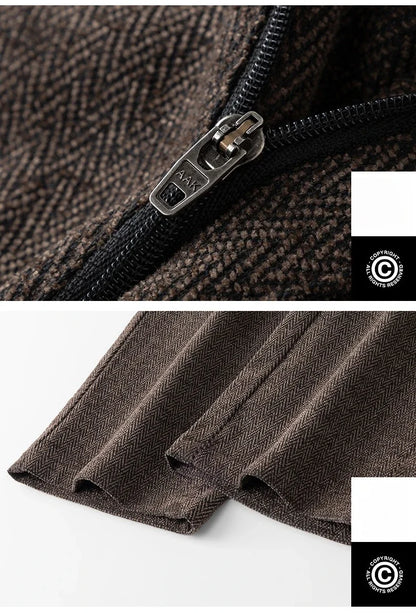 Men's Slim Fit Chenille Long Pants Advanced Business Casual Trousers Trend Autumn Comfortable Daily Wear Male Clothing