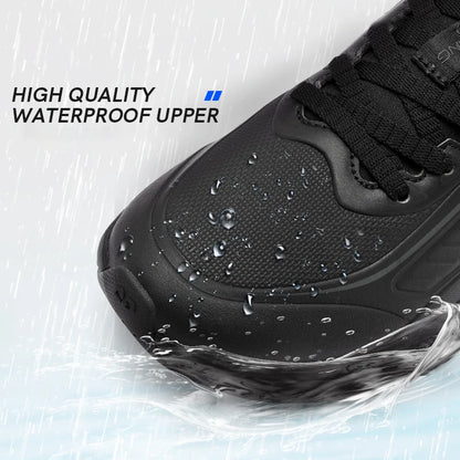 YUYI 4 Winter Running Shoes Men's Sports Shoes Waterproof Absorbing Lightweight Black Fleece Sneakers QXB023244007B