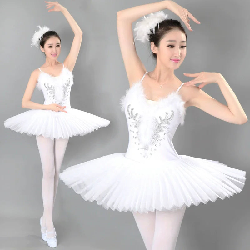 Dance Costume Girls Clothes Summer Vestido Ballet Mother Kids Leotard Ballet Woman Ballerine Dress Tutu Family Matching Outfits