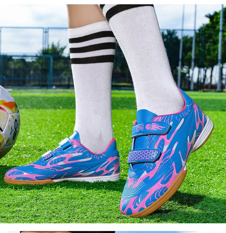 Kids Soccer Shoes School Football Boots Professional Cleats Grass Training Sport Footwear Boys Outdoor Futsal Soocer Boots 28-38