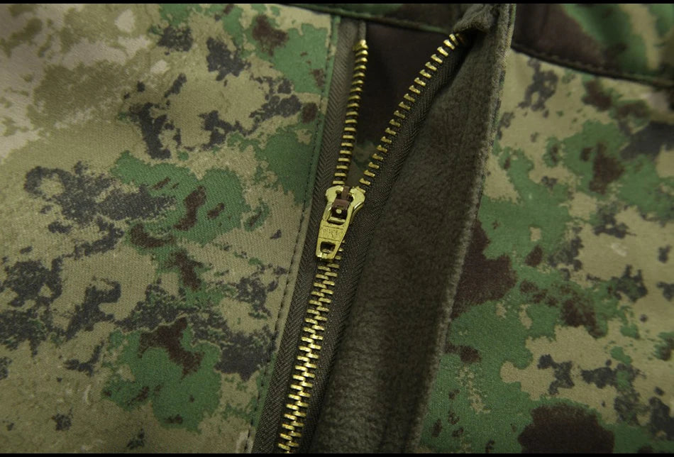 Tactical Pants Soft Shell Fleece Cargo Pants Men Hunting Pants Camouflage  Pant Casual Trousers Unisex Waterproof