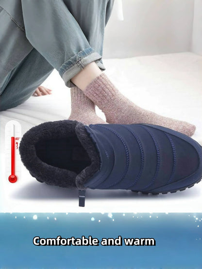 Men's shoes, men's sports shoes, winter zipper snow ankle boots, men's casual shoes, waterproof snow boots, free delivery shoes