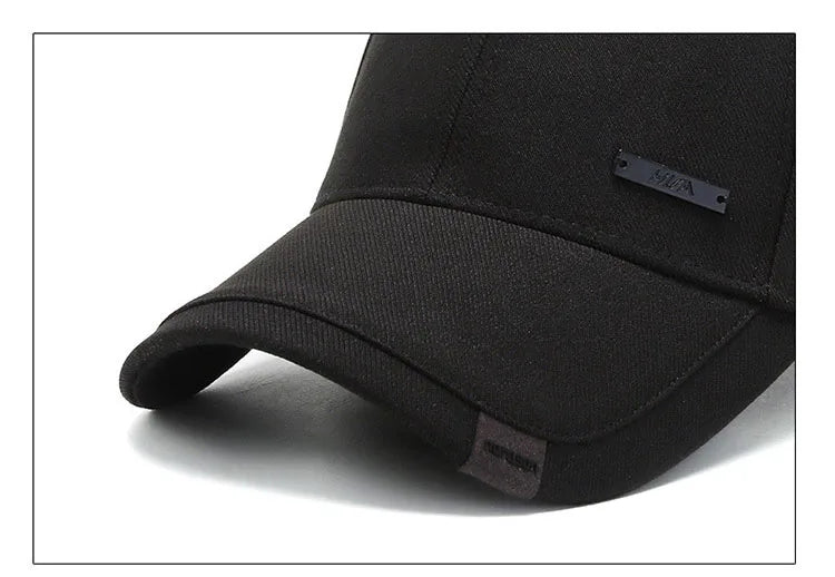 Unisex Hua Label Baseball Cap Hip Hop Adjustable Casual Hat Spring Autumn Outdoor Sunscreen Cap