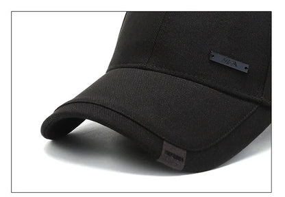 Unisex Hua Label Baseball Cap Hip Hop Adjustable Casual Hat Spring Autumn Outdoor Sunscreen Cap