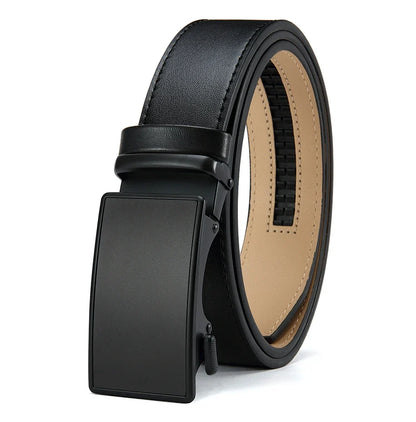Men Belt Genuine Leather High Quality Buckle Jeans Cowskin Casual Belts Business Cowboy Male Automatic Buckle Belt for Women