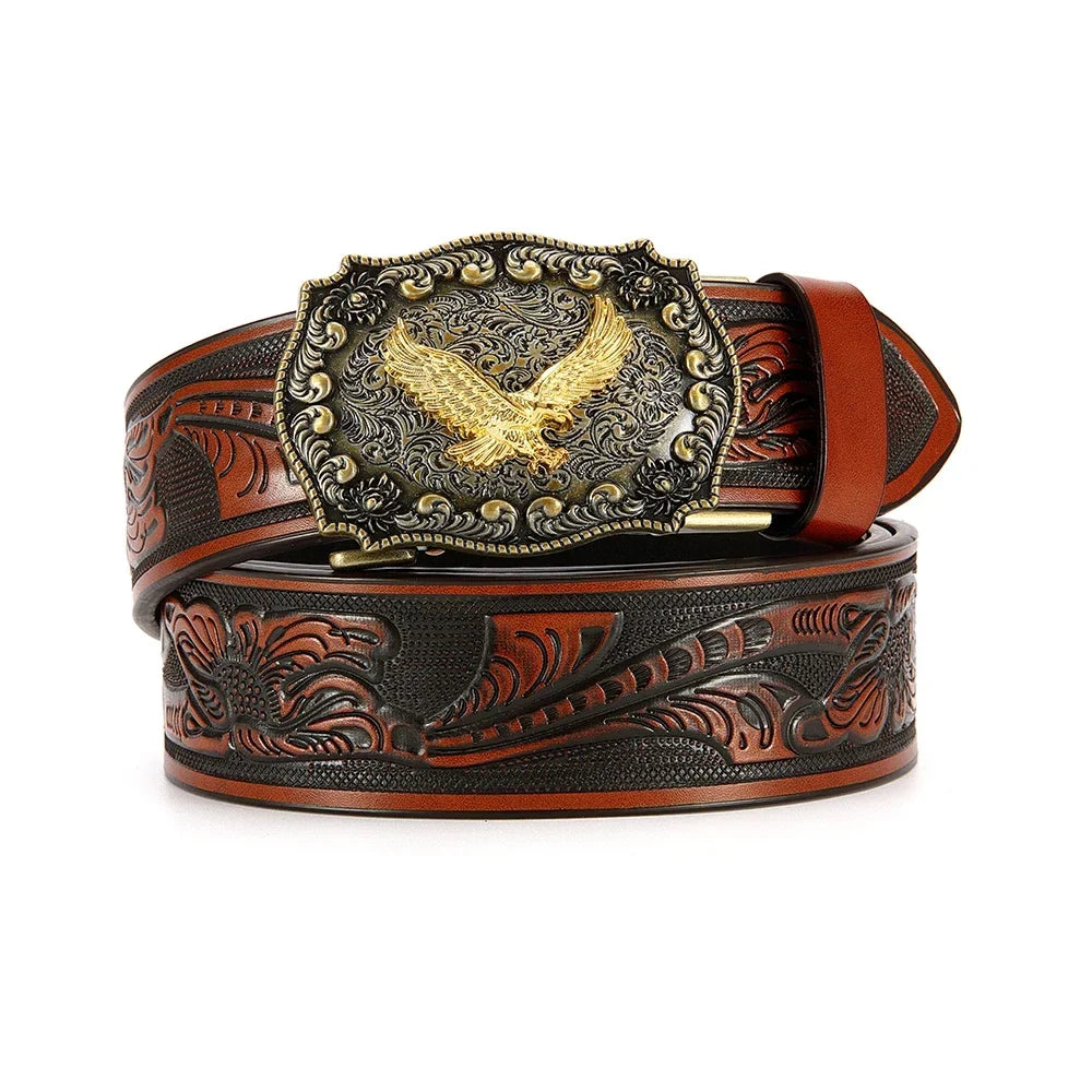 Men's Casual Style Belt PU Leather Belt Main Body Metal Buckle Belt Smooth Buckle Belt High-quality Male Belt 3.8cm