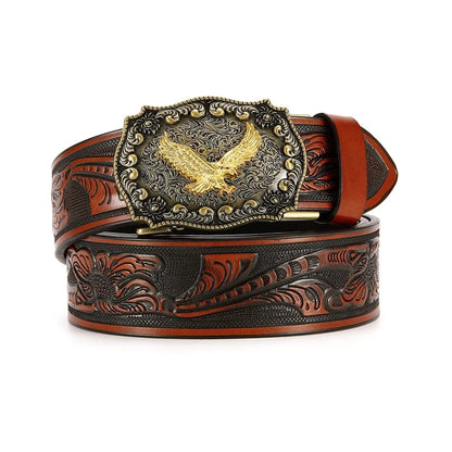 Men's Casual Style Belt PU Leather Belt Main Body Metal Buckle Belt Smooth Buckle Belt High-quality Male Belt 3.8cm