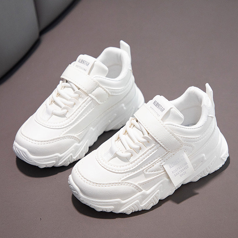 Kids Sports Shoes for Girls Boys Children Running Sneakers PU Soft School Casual Shoes Classic Fashion Anti-skid Spring Autumn