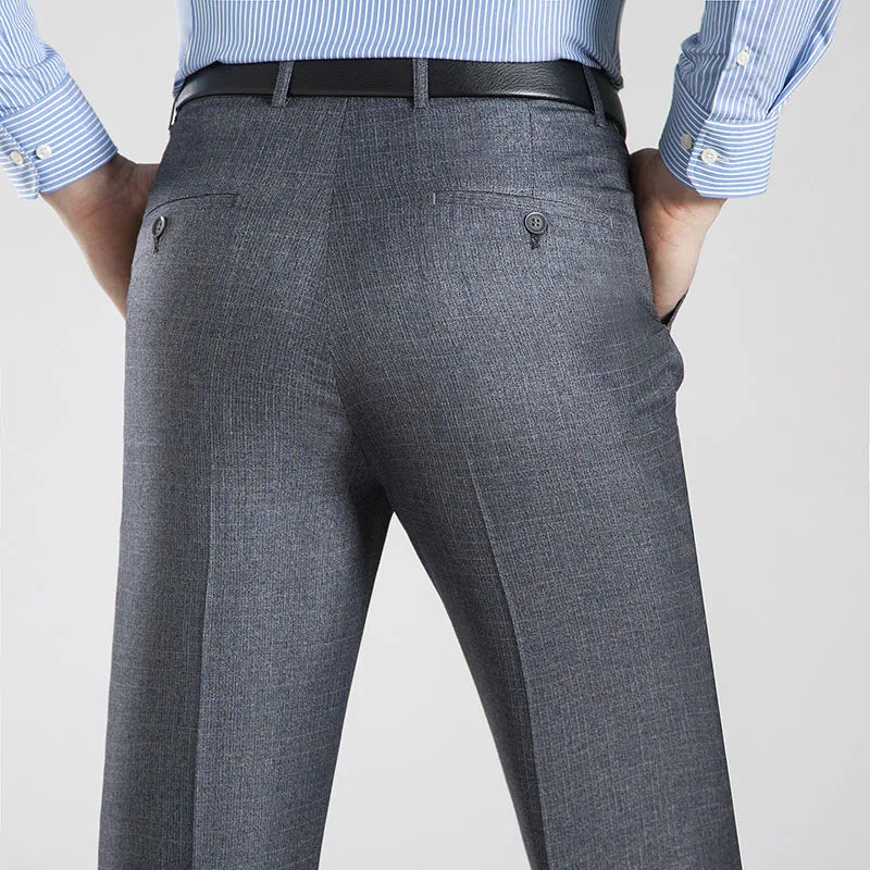 Summer Business Thin Suit Pants For Men 29-44 Spring Autumn Male Formal Stretch Solid Dress Office Trousers