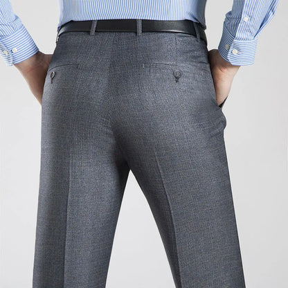Summer Business Thin Suit Pants For Men 29-44 Spring Autumn Male Formal Stretch Solid Dress Office Trousers