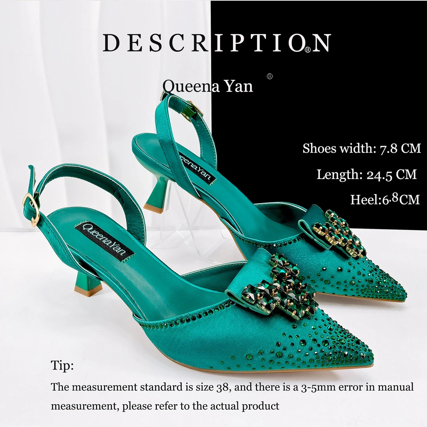 2026 INS Fantastic Rhinestone-encrusted Sex Ladies Shoes / Matching  Sparking Mini Bag (SPECIAL COLLECTION)