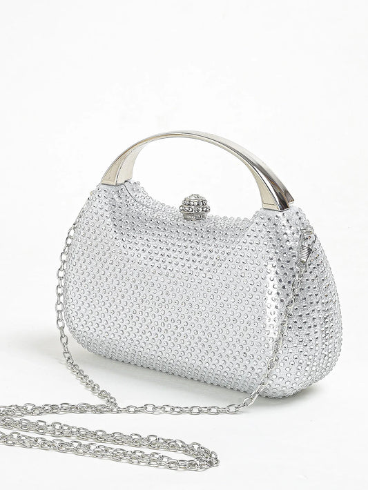 Mini Hot Diamond Shell Box Handy Dinner Bag