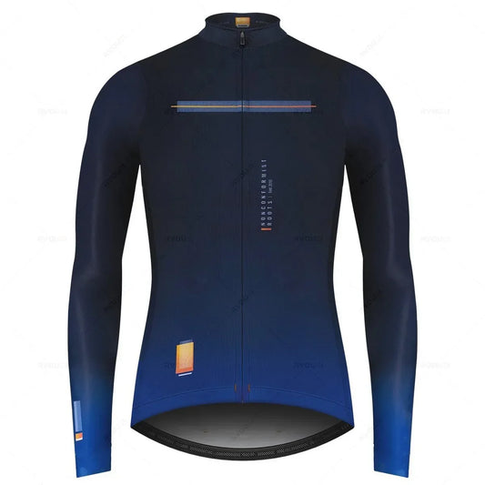 New Spring Autumn Men's Cycling Jersey Long Sleeve Mtb Sport Riding Shirt Quick Drying Cycle Clothing Jacket Maillot Ciclismo