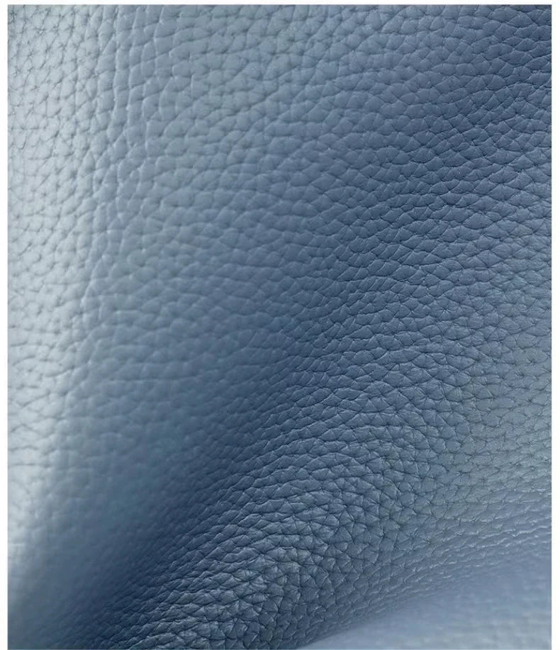 Genuine Grade Leather Women Commuter Tote Bag Ladies Soft Cowhide Tote Shoulder Handbag Large Female Bucket Bag Luxury Designer