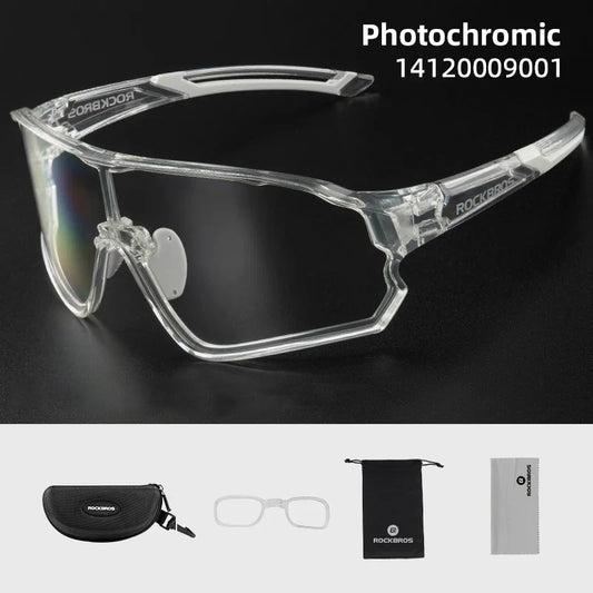 Photochromic Cycling Glasses Outdoor Sports UV400 Goggles Sunglasses Bicycle Sports Eyewear Running Fishing Glasses