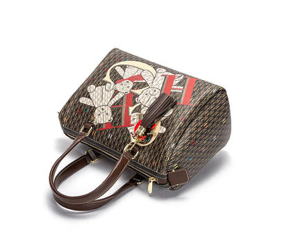 Jacquard Colorful Women's Commuting Crossbody Bag Fashionable and Luxury Design Spring 2024 New Women's Handbag