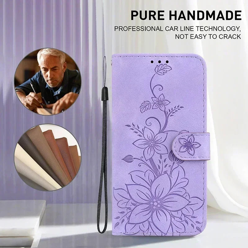 Leather Phone Case For iphone 15 14 13 12 11 Pro Max XS XR 7 6 6 6s Plus SE SE3 se4 2024 Wallet Lanyard Cover