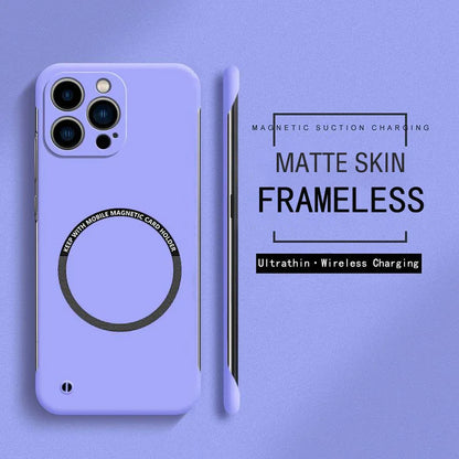 Magnetic For Magsafe Slim Case For iPhone 16 15 Pro Plus 15Pro 16Pro Max Wireless Charging Hard PC Matte Back Cover