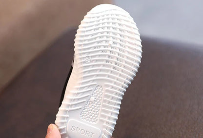 Children Running Sneakers Boys Kids Shoes Mesh Breathable Anti-Slip Walking Patchwork Tenis Toddler Soft Soled Girls Shoes