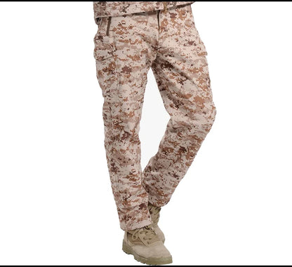 Tactical Pants Soft Shell Fleece Cargo Pants Men Hunting Pants Camouflage  Pant Casual Trousers Unisex Waterproof