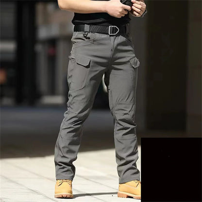 Plus Size Men's Elastic Tactical Pants Camping Hiking Fishing Trekking Climbing Outdoor Trousers Quick Dry Sports